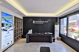 Factory showroom displaying aluminum windows
