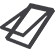 Aluminum skylight icon