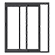 Aluminum exterior door icon