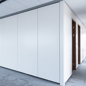 Steel Office Partition Wall System Sliding Aluminum Partitions