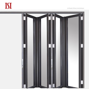 Custom-Made Modern Glass Aluminum Window Thermal Break Folding Villa Courtyard