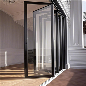 Modern Outdoor Aluminum Glass Bi-Fold Door