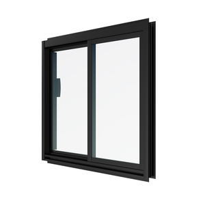 Custom Modern Vertical Double-Glazed Aluminum Window Frame Stainless Steel Sliding Single