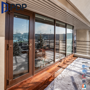 PDP High-Security Anti-Theft Aluminium Clad Wood Glass Casement Doors