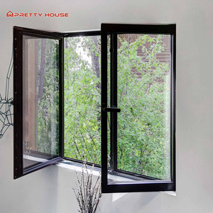 PRETTY HOUSE Custom windows Factory Energy Saving Thermal Break Double Glazed Aluminium