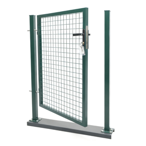 Modern Style Metal Mesh Outdoor Garden Door