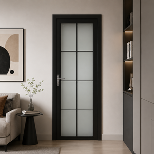 Waterproof Aluminum Bathroom Door With Scratch Resistant Surface