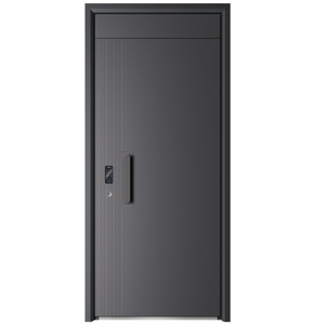 Factory Direct Supply Modern Design Customized Aluminum Alloy Main Entrance Door For House