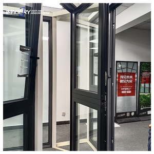 Thermal Break Aluminum Double Flying Wings Doors and Windows System
