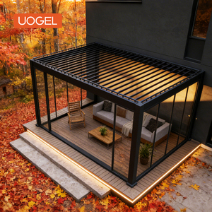 UOGEL C7 Eco-friendly Aluminum Arches With Screen Zip Curtains