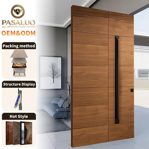 Composite Aluminium Villa Security Front Pivot Entry Door