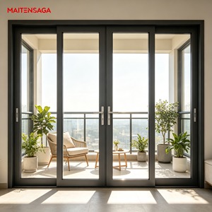 Aluminum Casement Window and Door System Custom Thermal Break Design for Villa and Residential Projects
