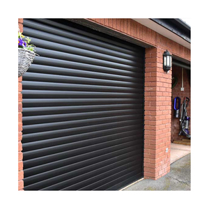 Electric Roll Down Door Remote Control Aluminum Alloy Roll up Garage Door Security Protection For Windows