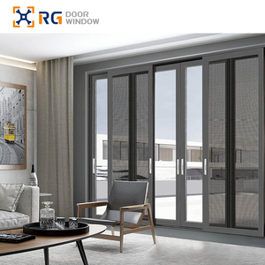 Hurricane Impact Modern Exterior Double Glass Kitchen Bathroom Sliding Door
