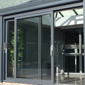 Panoramic Aluminum Sliding Glass Door Exterior