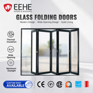 EEHE CE Certified Contemporary Aluminum Bifold Accordion Door