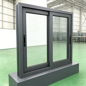 Modern Factory Direct Supply Thermal Break Commercial Aluminium Sliding Windows for Hotel Home Aluminum Glass Sliding Windows