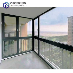 Australian Standard Modern Aluminum Insulated Double Glazed Dormer Storefront Large Doors Windows