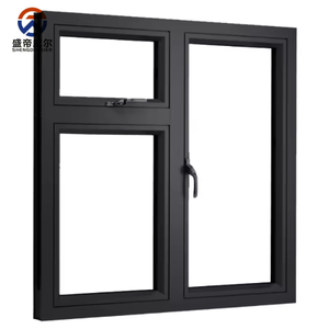 Privacy Built-in Blinds Aluminum Casement Window Double Glazed Insulated Glass