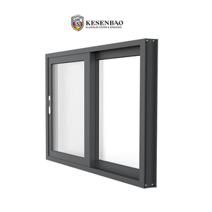 As2047 Hurricane Impact Soundproof Sliding Glass windows Aluminum Tempered Glass Sliding Windows