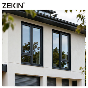 ZEKIN NFRC AS2047 windows Modern Soundproof Hurricane Proof Aluminum Alloy Casement