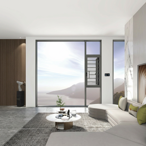 Modern Apartment Aluminum Alloy Soundproof Narrow Side Casement Swing Broken Bridge Balcony Sealing Window Customized Home