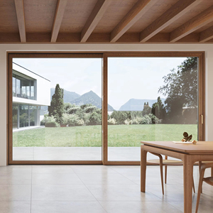 Aluminum Wood Composite Sliding Door