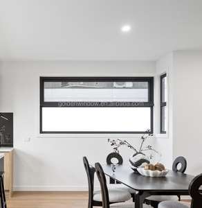 Thermal Break Aluminium Awning Window with Timber Reveal