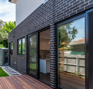 Australian AS2047 Modern Double Glazed Sliding Aluminium Stacking Doors 6063-T5 Aluminum Exterior Fiberglass Screen Netting