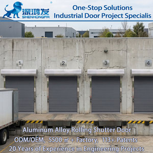 Industrial Anti-collision Aluminium Rolling Gate