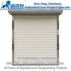 Factory OEM Rustproof Aluminum Shutter Door Sturdy Rolling Gate for General Contractor Warehouse Supermarket Back Door