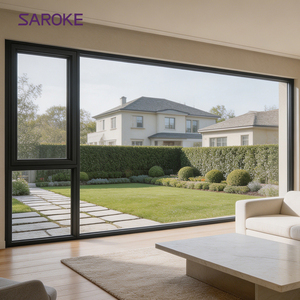 Child-Safe Rounded Corner Protection Design Aluminum Outswing Window