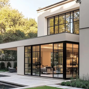 OUNA USA Wholesale NFRC As2047 Aluminum Windows And Doors Outdoor Interior Double Glass Sliding Doors
