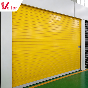 Security Aluminum Alloy Roller Shutter Door Automatic Overhead Rolling Door