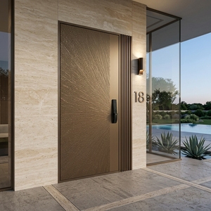 Luxury Cast Aluminum Exterior Entrance Door