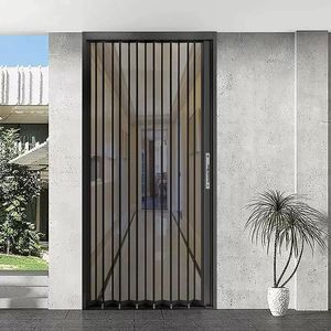 Diamond Mesh Folding Door Aluminum Alloy Invisible Window