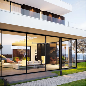 Double Glass Sliding Patio Door Windproof