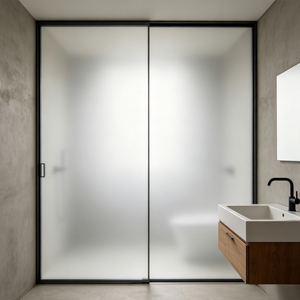 Frosted Privacy Light-Transmitting Soundproof Aluminum Glass Sliding Door