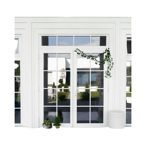 Aluminum French Windows Glass Arch French Doors