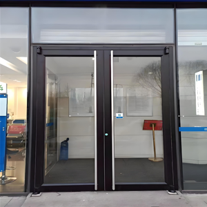 Commercial Double Doors KFC Waterproof Supermarket Storefront