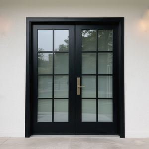 Slim Profile Exterior Aluminum French Door