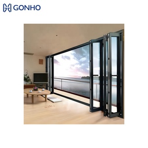 USA Style Nfrc Standard Bi Folding Glass Door