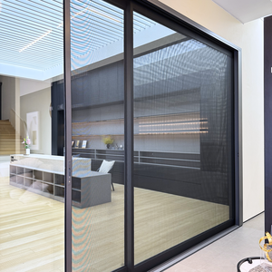 Thermal Break Multi-Track Aluminum Sliding Door Energy Efficient Stackable Glass Door for Villa Project Factory Price
