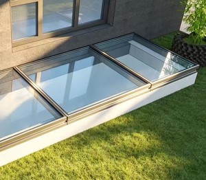 Modern Aluminum Tempered Glass Waterproof Fixed Skylight Dormer Window for Sunroom