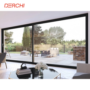 DERCHI Exterior Conceal Pocket Slide Doors