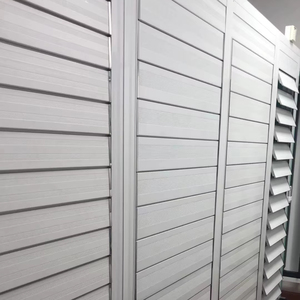 Modern Horizontal Adjustable Rainproof Automatic Aluminum Louvers Windows