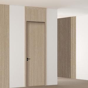 Custom Aluminum Honeycomb Swing Door Aluminum Frame With SPC Interior Door