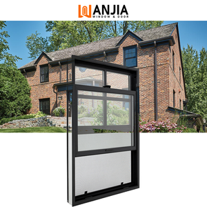 36 X 60 Factory Outlet Interior Insulated Glass Energy Saving Sash Single Hung windows Aluminum Vertical Sliding Windows