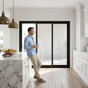 AS2047 Australian Double Glazed Thermal Break Aluminum Sliding Door