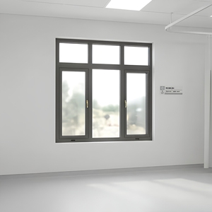 Energy Efficient Low-E Glass 80 Series Aluminum System Fixed Windows Horizontal Heat Insulation Soundproof Exterior Outdoor